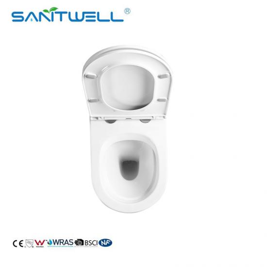 Floor Mounted Toilet with P trap