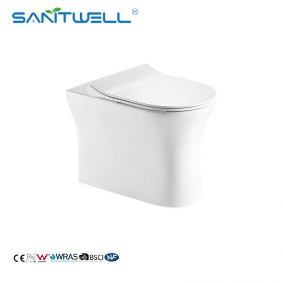Floor Mounted toilet, white