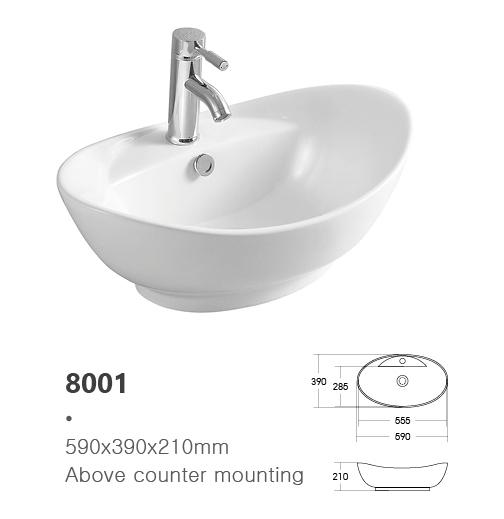 Countertop wash basin