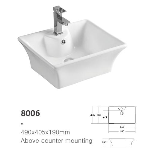 Countertop wash basin